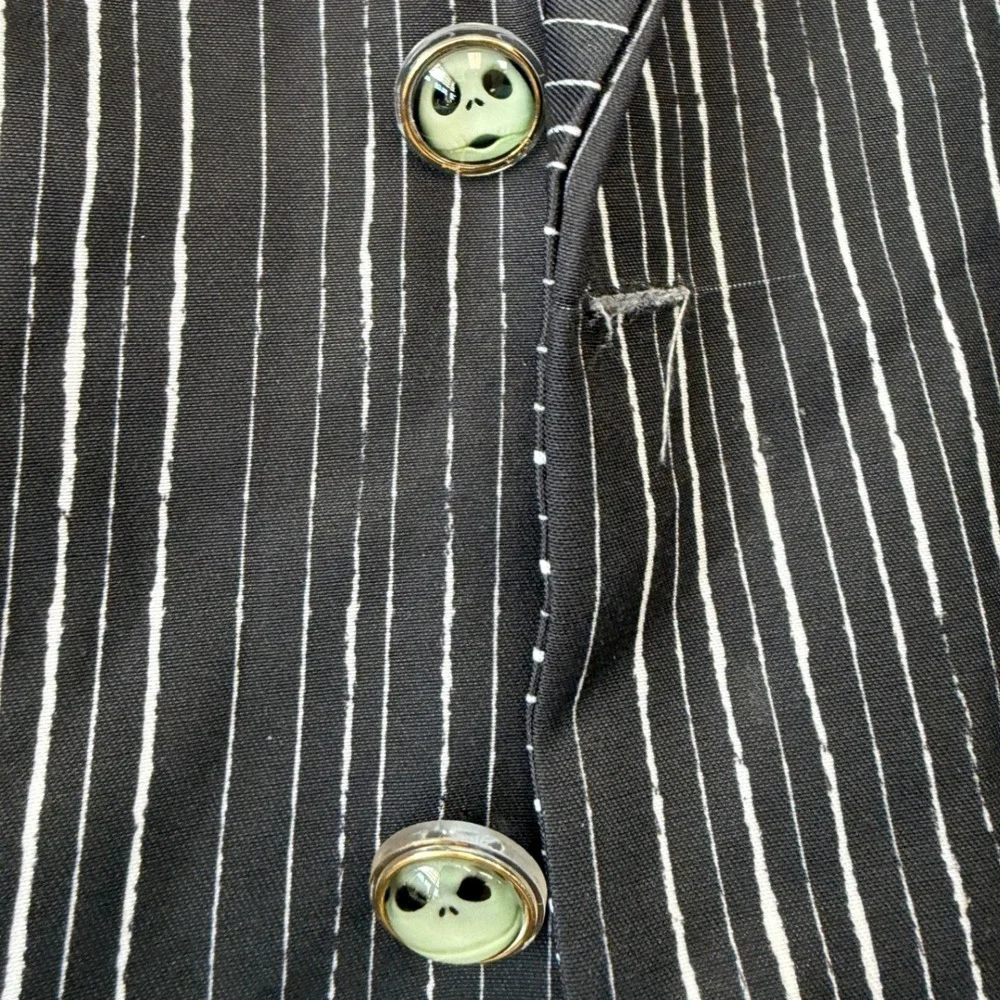 Disney Jack Skellington Nightmare Before Christmas Pinstripe Suit Set Mens XL